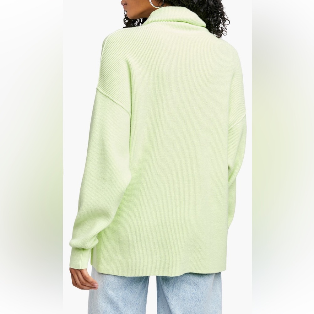 Free People RUST Softly Structured Knit Sweater - Picture 4 of 5